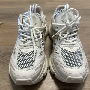 Axel Arigato White Mesh Platform Sneakers W 9